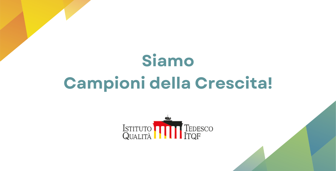 Orgogliosi di essere tra i Campioni della Crescita 2025!