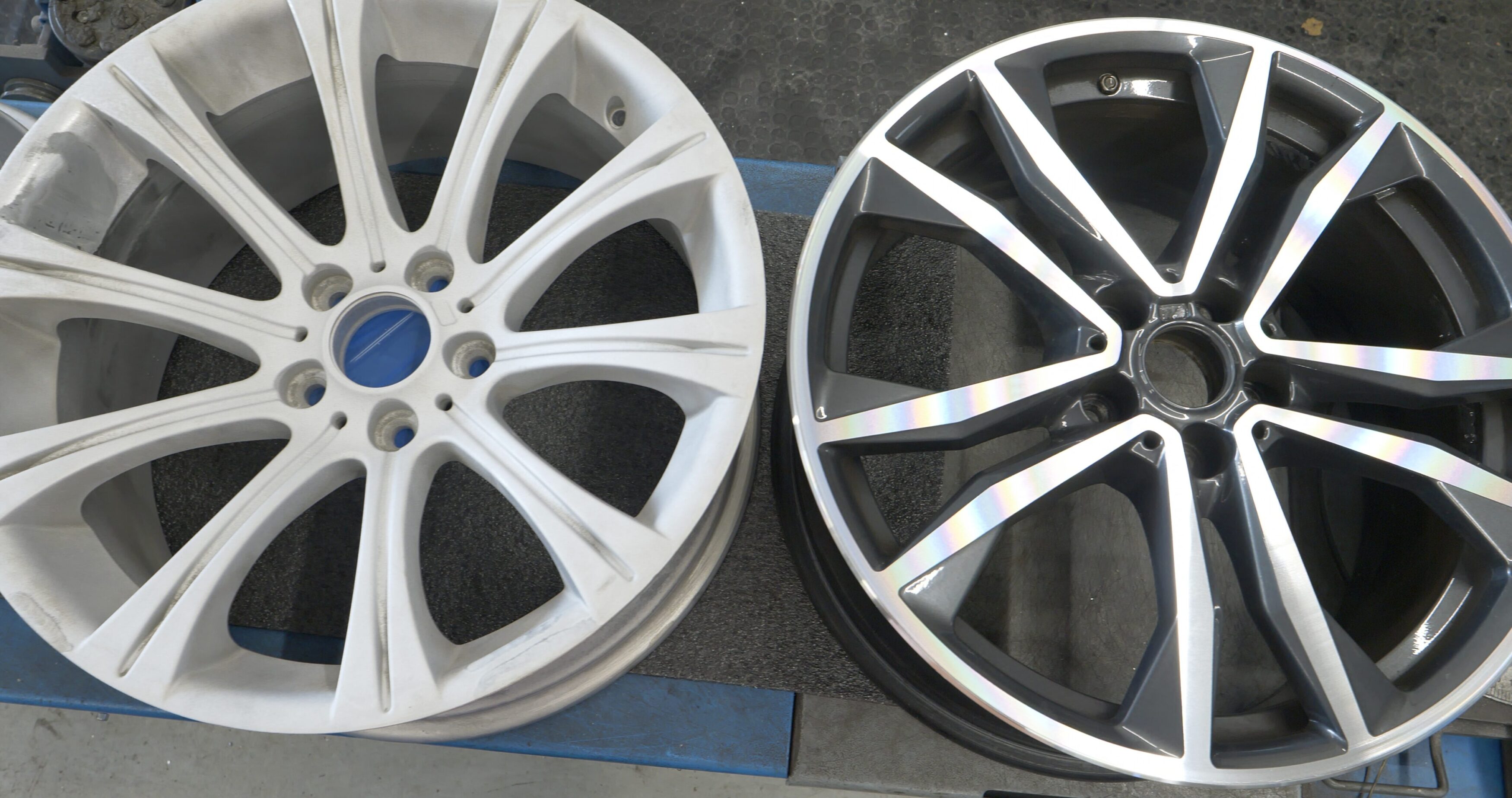 Alloy wheels paint-stripped in 24 hours… and goodbye sandblasting. 